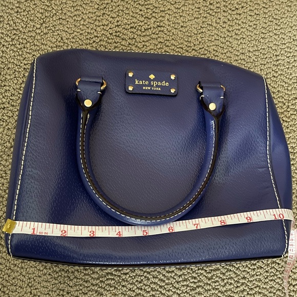 Kate Spade Wellesley Alessa Leather Purse in Blue - Picture 3 of 7